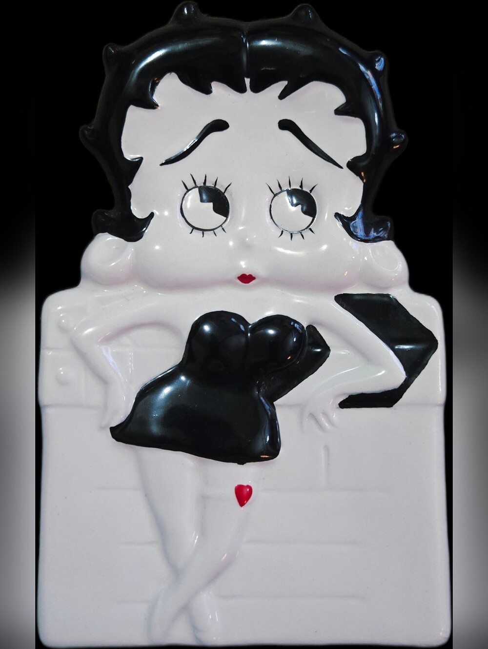 Vintage Betty Boop Black & White Soap Dish